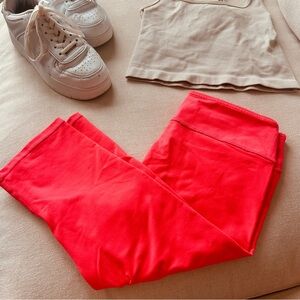 Fabletics Neon Pink Capri Leggings